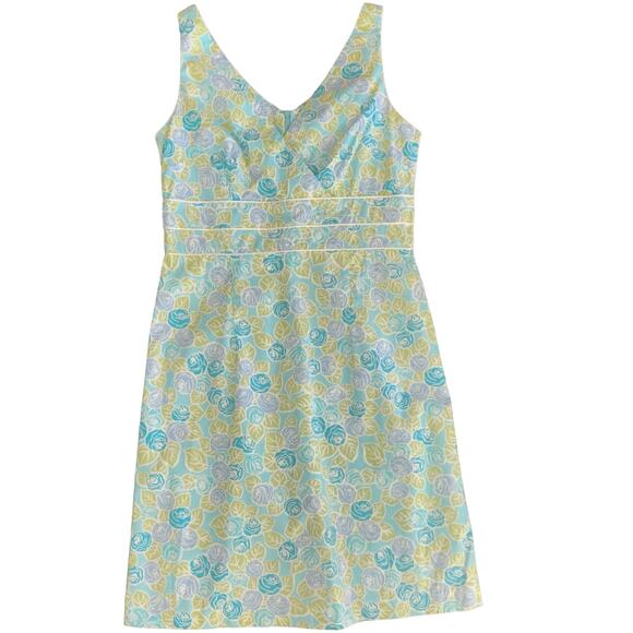 TAHITI REEF CLUB floral knee length womans size small sundress sleeveless - Picture 1 of 9